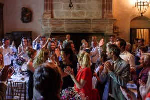 Réception de mariage dans la salle des chevaliers / Wedding reception in knights hall