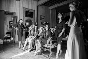 Demoiselles d'honneur et mariée / Bridesmaids and bride