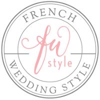 french wedding style logo