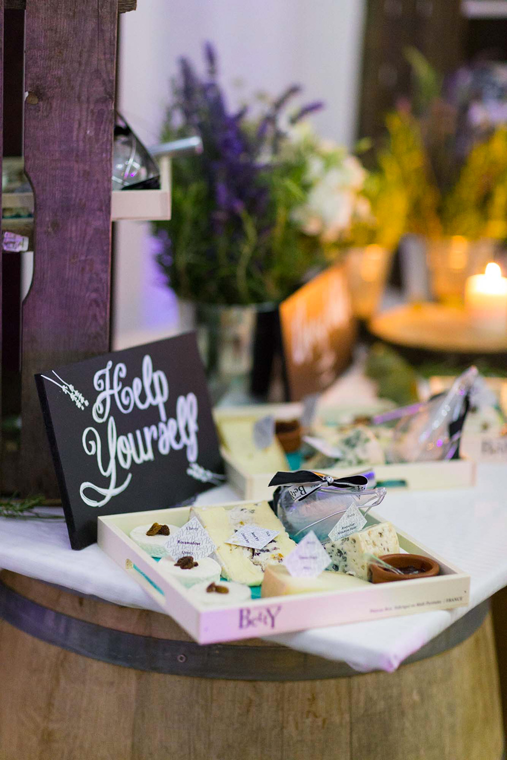 Plateau de fromages reception mariage / Cheese plate et wedding reception